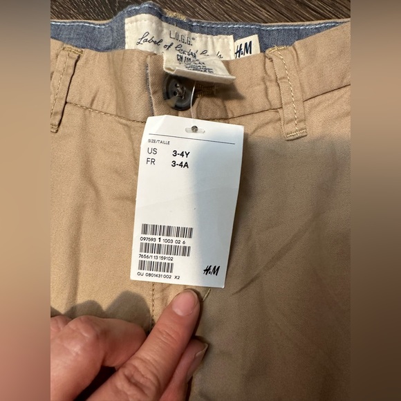 Nwt boy khaki chino h& m size 3-4y - Picture 2 of 6